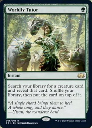 Worldly Tutor [Commander Collection: Green] | The Time Vault CA