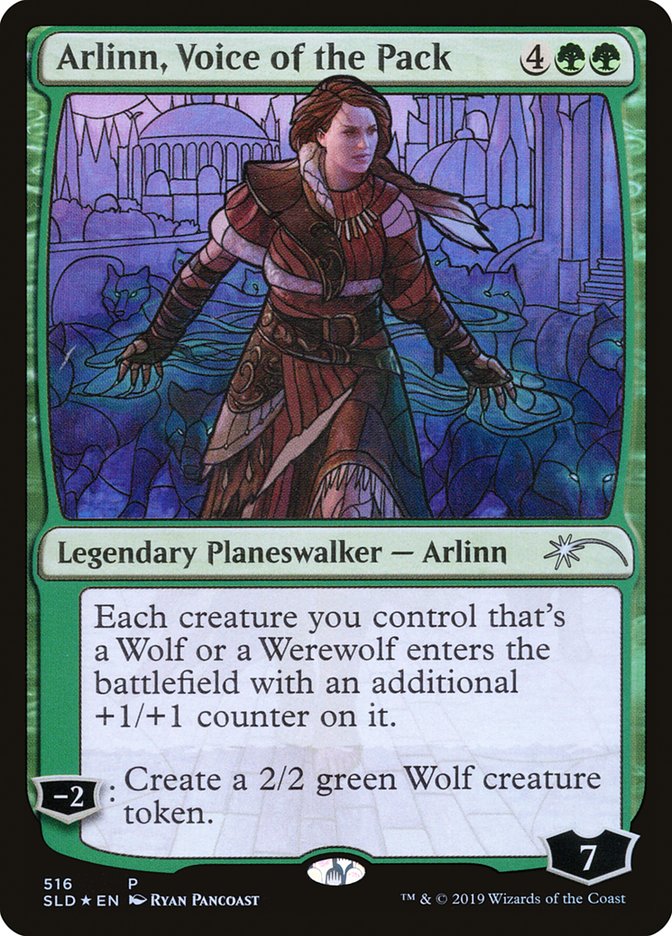 Arlinn, Voice of the Pack (Stained Glass) [Secret Lair Drop Promos] | The Time Vault CA
