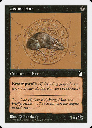 Zodiac Rat [Portal Three Kingdoms] | The Time Vault CA