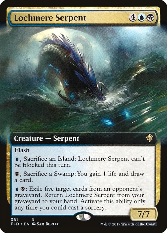 Lochmere Serpent (Extended Art) [Throne of Eldraine] | The Time Vault CA