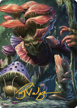 Myconid Spore Tender Art Card (Gold-Stamped Signature) [Commander Legends: Battle for Baldur's Gate Art Series] | The Time Vault CA