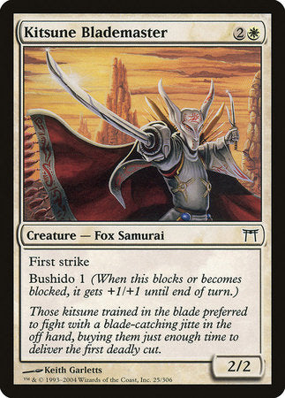 Kitsune Blademaster [Champions of Kamigawa] | The Time Vault CA