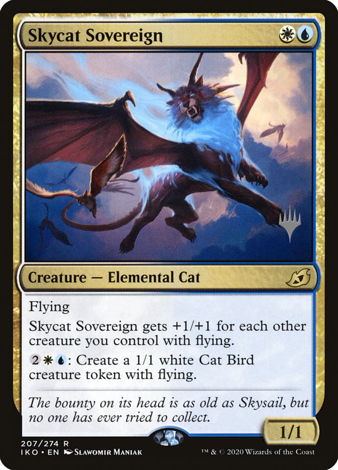 Skycat Sovereign (Promo Pack) [Ikoria: Lair of Behemoths Promos] | The Time Vault CA