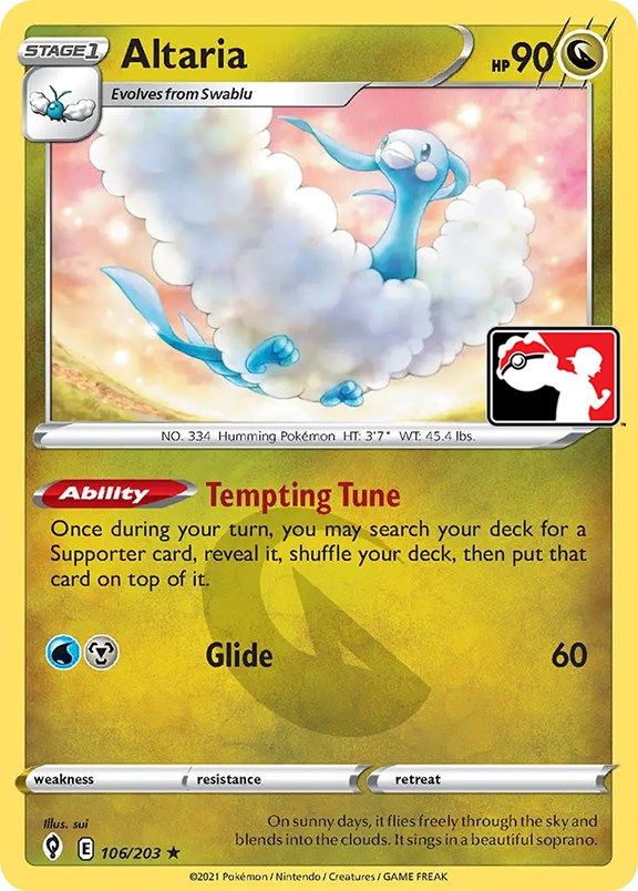 Altaria (106/203) [Prize Pack Series One] | The Time Vault CA