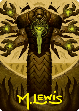 Inquisition of Kozilek Art Card (Gold-Stamped Signature) [Strixhaven: School of Mages Art Series] | The Time Vault CA