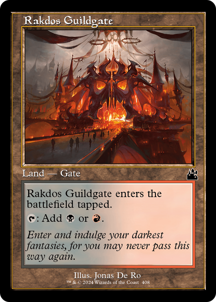 Rakdos Guildgate (Retro Frame) [Ravnica Remastered] | The Time Vault CA