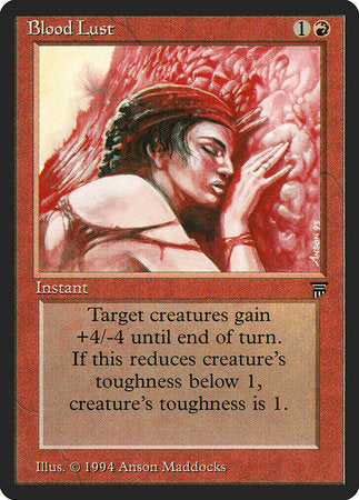 Blood Lust [Legends] | The Time Vault CA