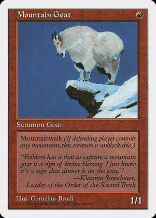 Mountain Goat [Fifth Edition] | The Time Vault CA