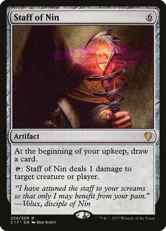 Staff of Nin [Commander 2017] | The Time Vault CA