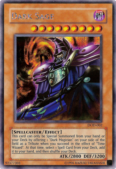 Dark Sage [DOD-002] Prismatic Secret Rare | The Time Vault CA