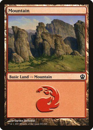 Mountain (243) [Theros] | The Time Vault CA