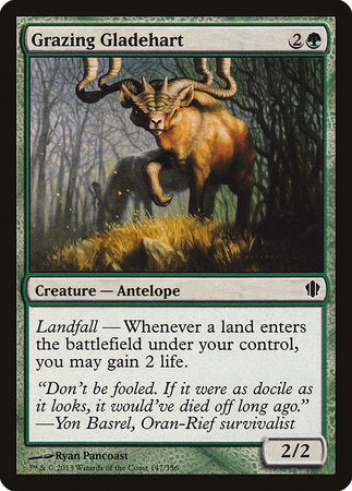 Grazing Gladehart [Commander 2013] | The Time Vault CA
