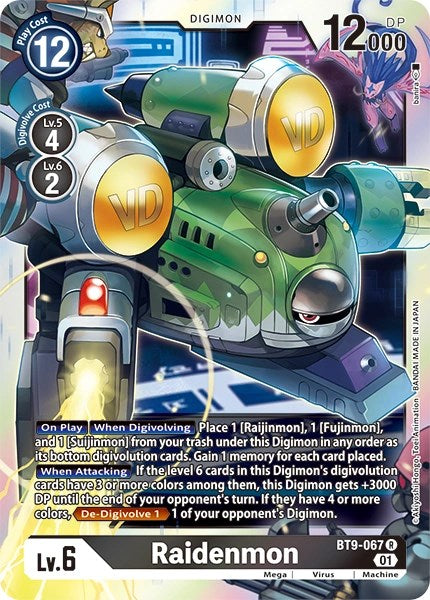 Raidenmon [BT9-067] [Revision Pack Cards] | The Time Vault CA