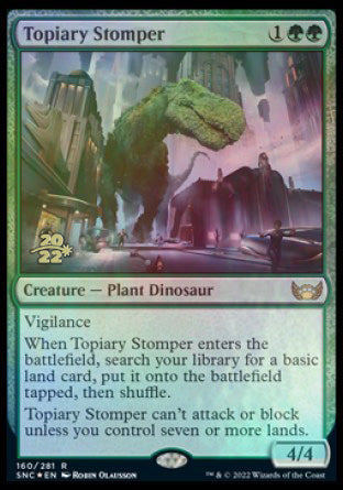 Topiary Stomper [Streets of New Capenna Prerelease Promos] | The Time Vault CA