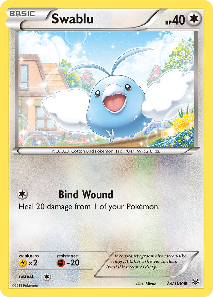 Swablu (73/108) [XY: Roaring Skies] | The Time Vault CA