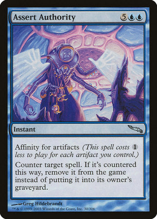 Assert Authority [Mirrodin] | The Time Vault CA