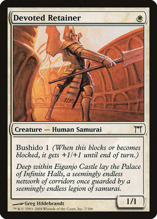 Devoted Retainer [Champions of Kamigawa] | The Time Vault CA