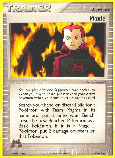 Maxie (73/95) [EX: Team Magma vs Team Aqua] | The Time Vault CA