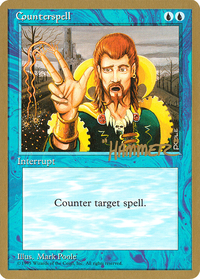 Counterspell (Shawn "Hammer" Regnier) [Pro Tour Collector Set] | The Time Vault CA