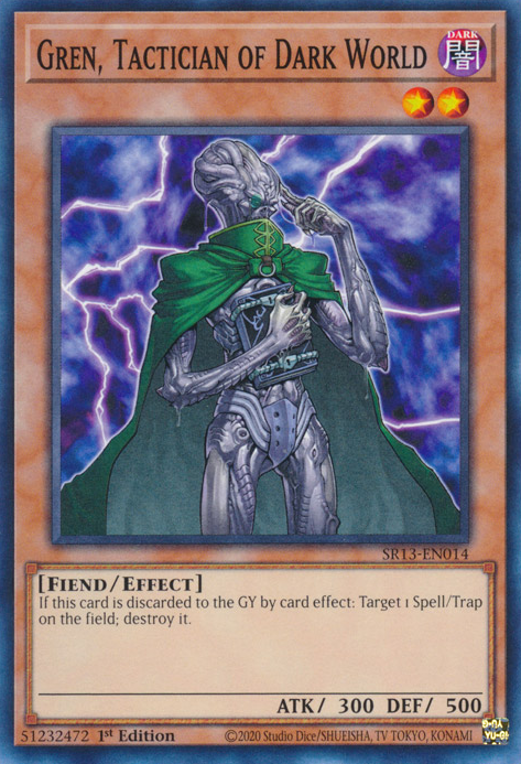 Gren, Tactician of Dark World [SR13-EN014] Common | The Time Vault CA