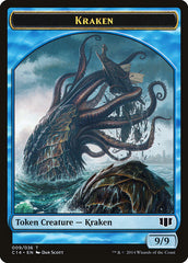 Kraken // Zombie (011/036) Double-sided Token [Commander 2014 Tokens] | The Time Vault CA