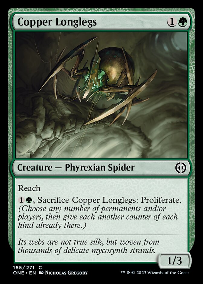 Copper Longlegs [Phyrexia: All Will Be One] | The Time Vault CA