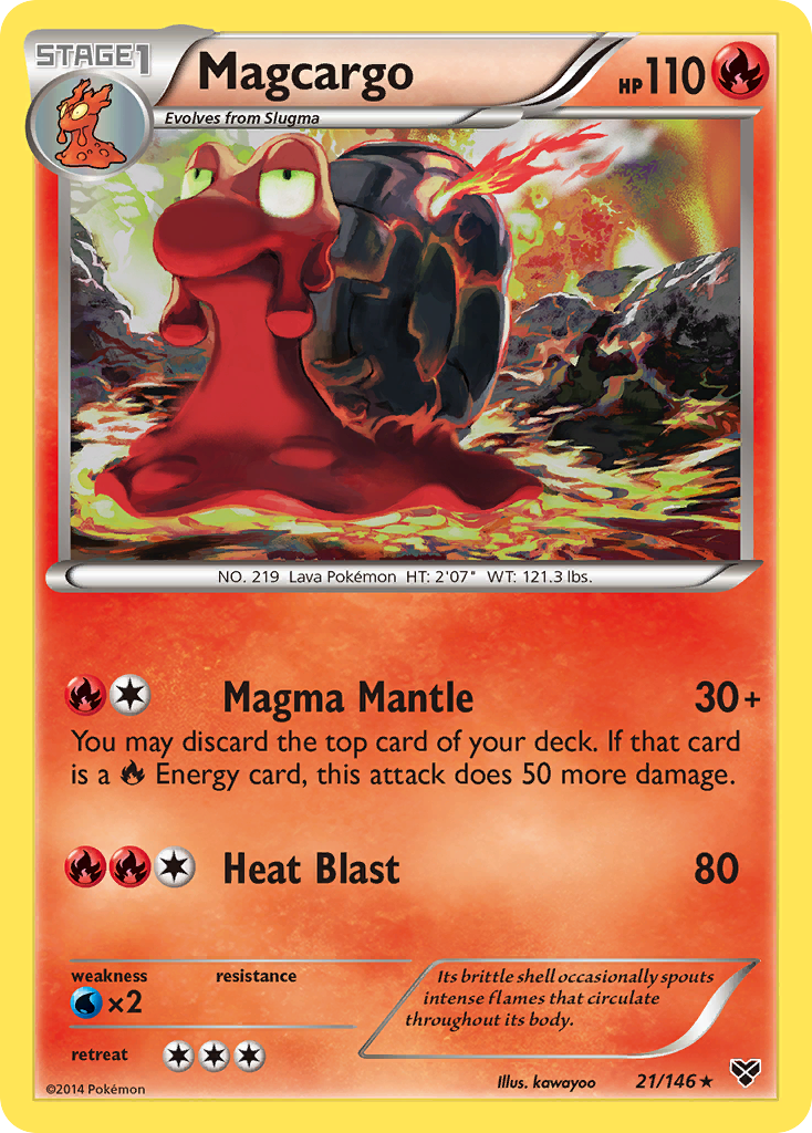 Magcargo (21/146) [XY: Base Set] | The Time Vault CA