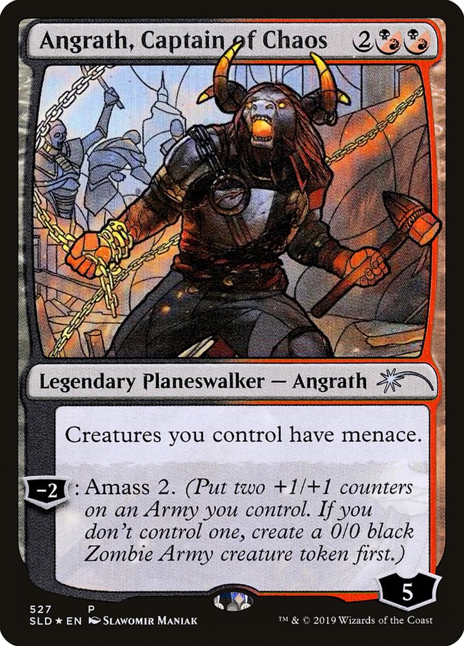 Angrath, Captain of Chaos (Stained Glass) [Secret Lair Drop Promos] | The Time Vault CA