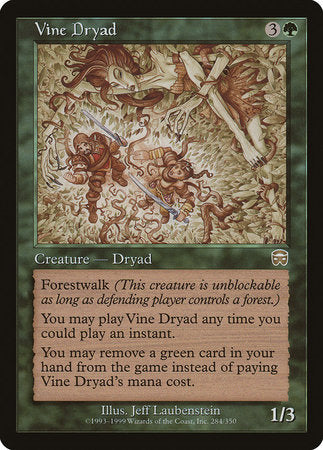 Vine Dryad [Mercadian Masques] | The Time Vault CA
