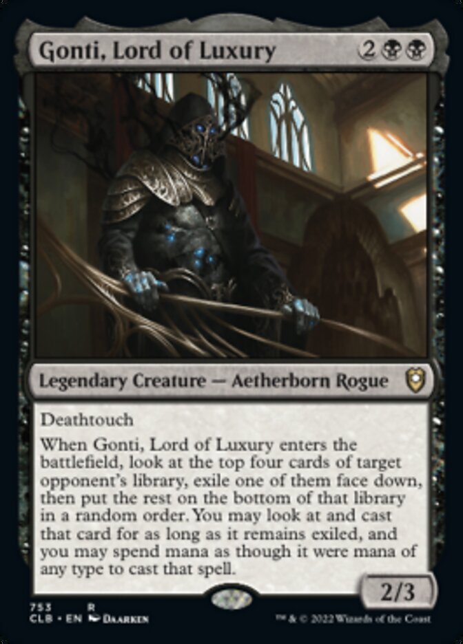 Gonti, Lord of Luxury [Commander Legends: Battle for Baldur's Gate] | The Time Vault CA