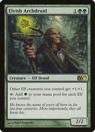 Elvish Archdruid [Magic 2011] | The Time Vault CA