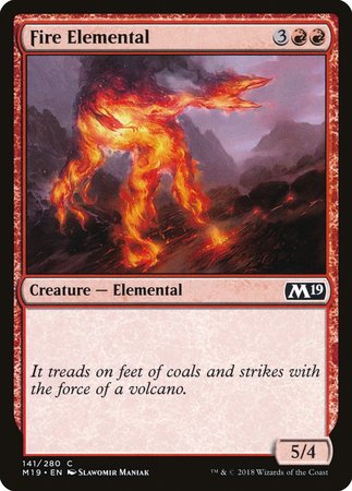 Fire Elemental [Core Set 2019] | The Time Vault CA