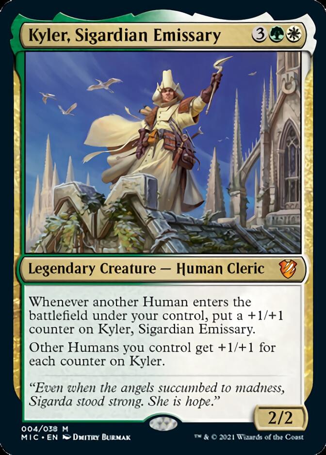 Kyler, Sigardian Emissary [Innistrad: Midnight Hunt Commander] | The Time Vault CA