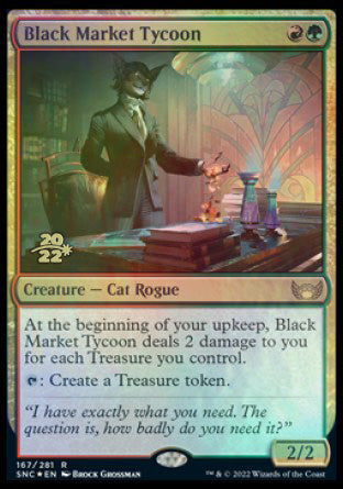 Black Market Tycoon [Streets of New Capenna Prerelease Promos] | The Time Vault CA