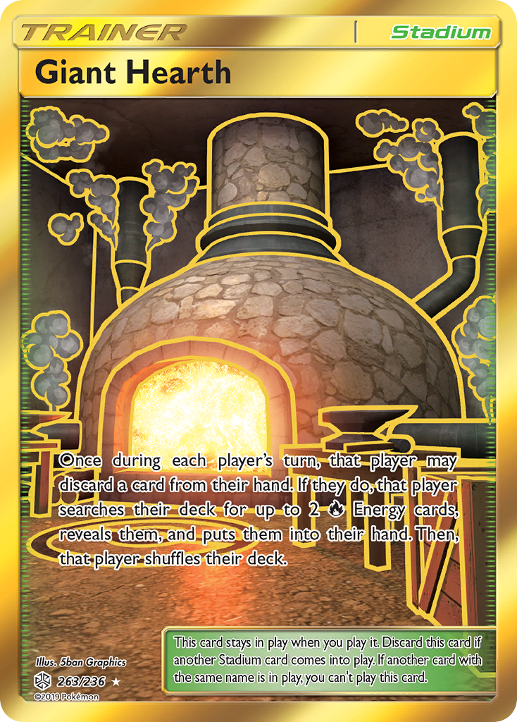 Giant Hearth (263/236) [Sun & Moon: Cosmic Eclipse] | The Time Vault CA