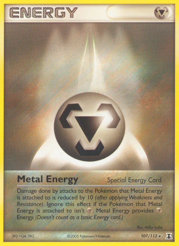 Metal Energy (107/113) [EX: Delta Species] | The Time Vault CA