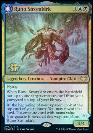 Runo Stromkirk // Krothuss, Lord of the Deep [Innistrad: Crimson Vow Prerelease Promos] | The Time Vault CA