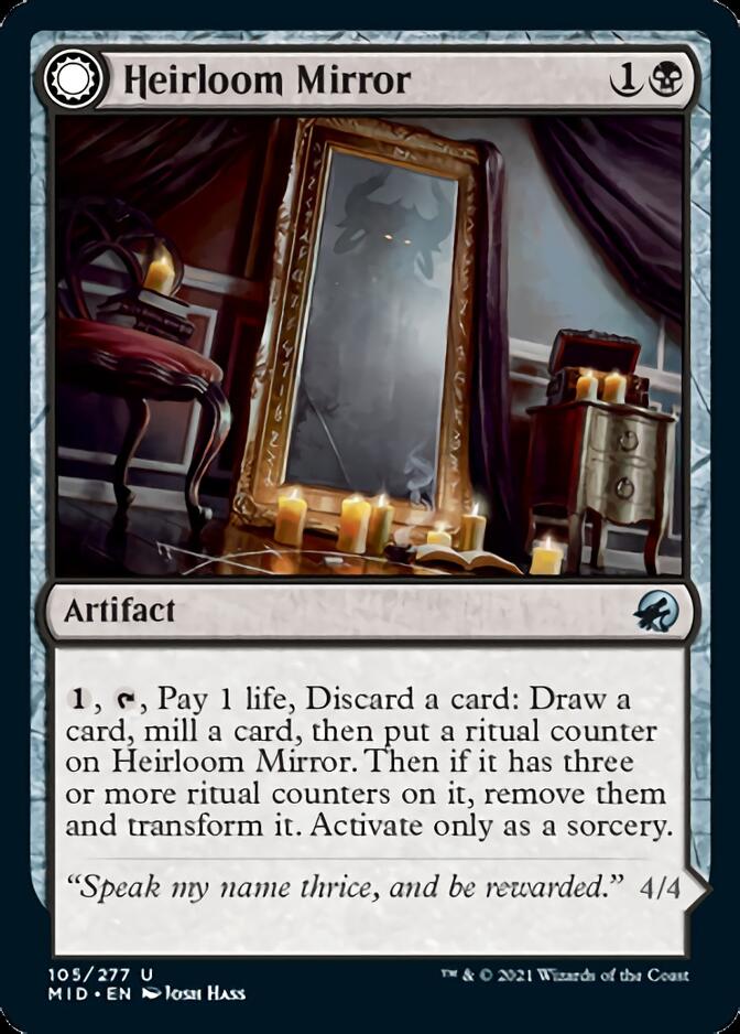 Heirloom Mirror // Inherited Fiend [Innistrad: Midnight Hunt] | The Time Vault CA