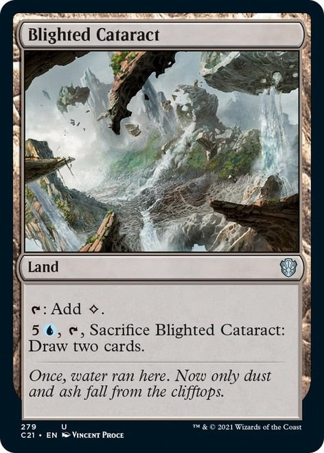 Blighted Cataract [Commander 2021] | The Time Vault CA