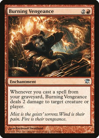 Burning Vengeance [Innistrad] | The Time Vault CA