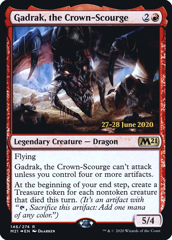 Gadrak, the Crown-Scourge  [Core Set 2021 Prerelease Promos] | The Time Vault CA