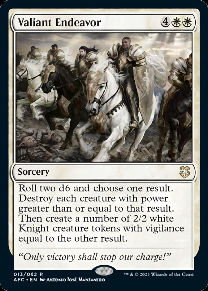 Valiant Endeavor [Dungeons & Dragons: Adventures in the Forgotten Realms Commander] | The Time Vault CA