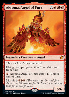 Akroma, Angel of Fury [Time Spiral Remastered] | The Time Vault CA
