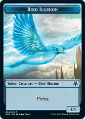 Bird Illusion // Elf Warrior Double-Sided Token [Game Night: Free-for-All Tokens] | The Time Vault CA