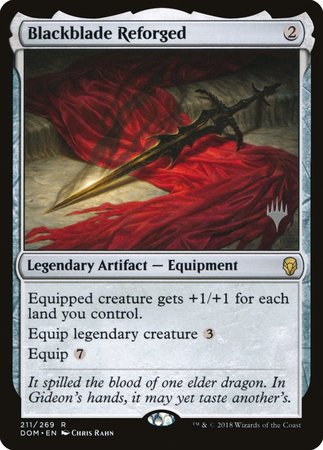 Blackblade Reforged [Dominaria Promos] | The Time Vault CA