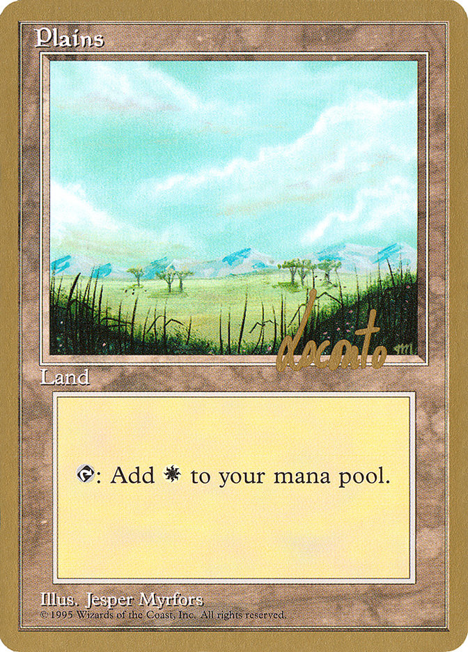 Plains (ml365) (Michael Loconto) [Pro Tour Collector Set] | The Time Vault CA