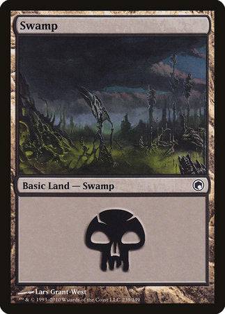 Swamp (239) [Scars of Mirrodin] | The Time Vault CA