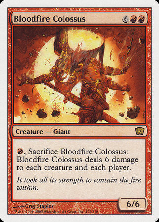 Bloodfire Colossus [Ninth Edition] | The Time Vault CA