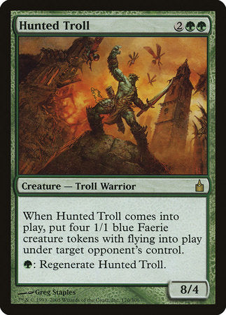 Hunted Troll [Ravnica: City of Guilds] | The Time Vault CA