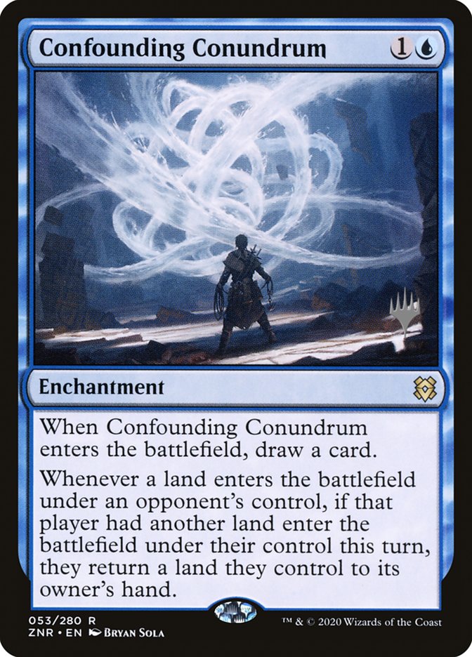 Confounding Conundrum (Promo Pack) [Zendikar Rising Promos] | The Time Vault CA